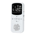 thumbnail image 1 of Bunblic Digital Metronome Electronic Metronome Multipurpose Digital Display Tone Generator Vocal Counting for Piano Ukulele Musicians white, 1 of 8