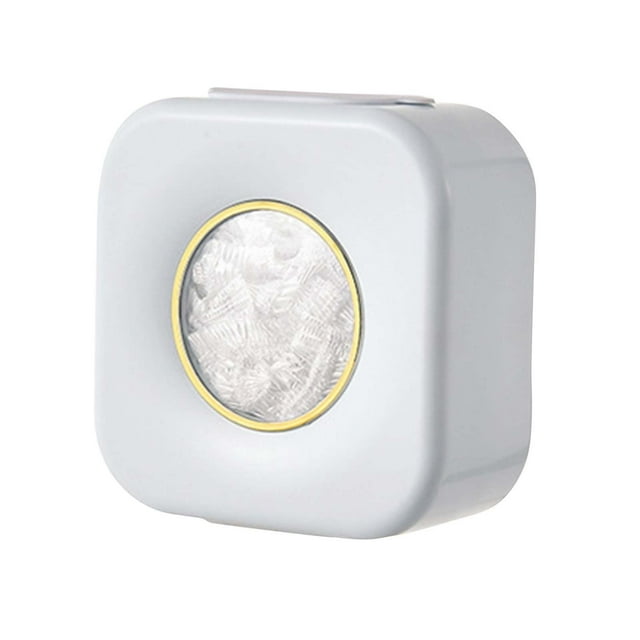 Qaailabf Boîte de Rangement Murale en Plastique Design Multifonctionnel Contient 200 Couvre-Chaussures et Bonnets de Douche Installation Sans Perçage Organisateurs de Cuisine et Salle de Bain