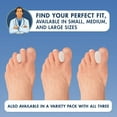 thumbnail image 5 of Dr. Frederick's Original Gel Toe Spacers, Bunion Pain Relief, 6 Count, Small, 5 of 8