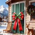 thumbnail image 6 of Dmlowu Christmas Door Cover 35x71in, Thick Fabric Holiday Door Curtain with Hanging Rope, Easy Install Front Door Wall Decoration for Xmas Party, 6 of 6