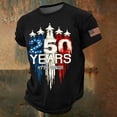 thumbnail image 2 of Boys T-Shirt Crew Neck Casual 250th Independence Day Printed For All Season Teen Toddler 2-13Y Fashion Daily School Wear, 2 of 4