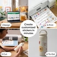 thumbnail image 5 of Cricut Maker 4 Craft Cutting Machine with Ultimate Sticker Making Bundle, 5 of 8