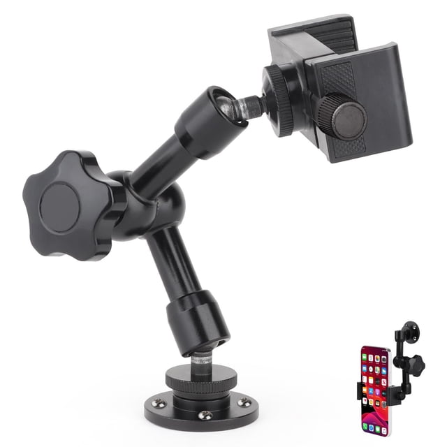 Soporte de teléfono Mippko Drill Base Truck 360° para teléfonos inteligentes de 9 a 19 cm