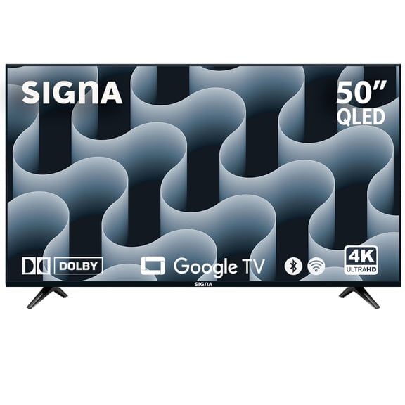 Smart Tv Pantalla Qled 50 Pulgadas 4k Google Tv Bluetooth Wifi Control Con Comando De Voz Dolby Audio Signa