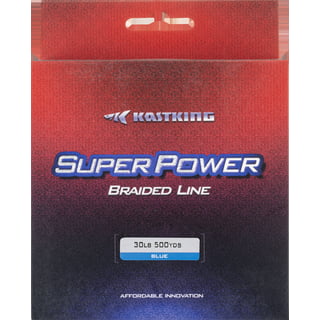 KastKing Superpower Braided Fishing Line,Low-Vis Gray,20 LB,327 Yds
