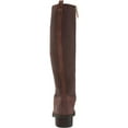 thumbnail image 2 of GENTLE SOULS KENNETH COLE Womens Brown Goring Cushioned Round Toe Block Heel Zip-Up Leather Riding Boot 8 M, 2 of 4