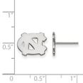 thumbnail image 2 of Sterling S. Rh-p LogoArt University of North Carolina XS Post Earrings; for Adults and Teens; for Women and Men, 2 of 2