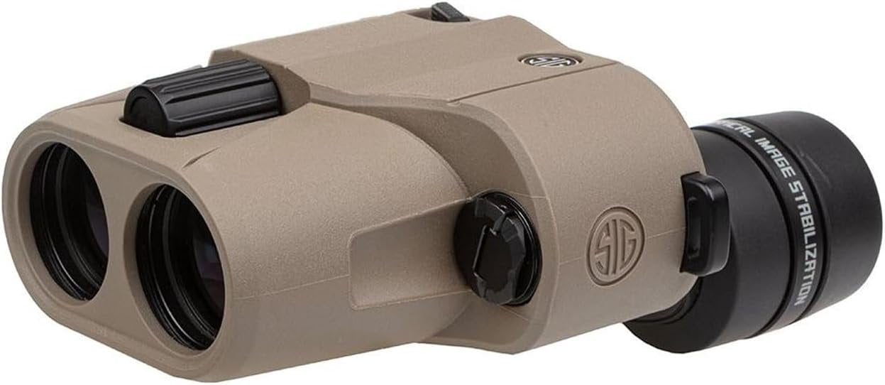 Sig Sauer SOZ6WP16 Zulu 6 HDX Tan 16x42mm Magnification Electronic Binoculars