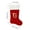 G, variant on Begzeat 18.5 Inches Monogram Christmas Stocking with Letter Soft Velvet with White Plush Cuff Embroidered Initial Xmas Stockings for Christmas Holiday Fireplace Decoration Gifts (G Letter, Red)