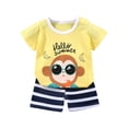 thumbnail image 6 of Bovxnpu Toddler Boys Summer Clothing Sets Kids Graphic T Shirt Shorts Short Sleeve Outfit Set, 6 of 6