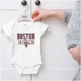 thumbnail image 5 of PACMAN Arcade Game Boston Varsity Romper Boys or Girls Infant Baby Brisco Brands NB, 5 of 6