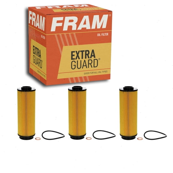 3 pc FRAM CH12059 Extra Guard Engine Oil Filters for S11791 Oil Change Lubricant Filters