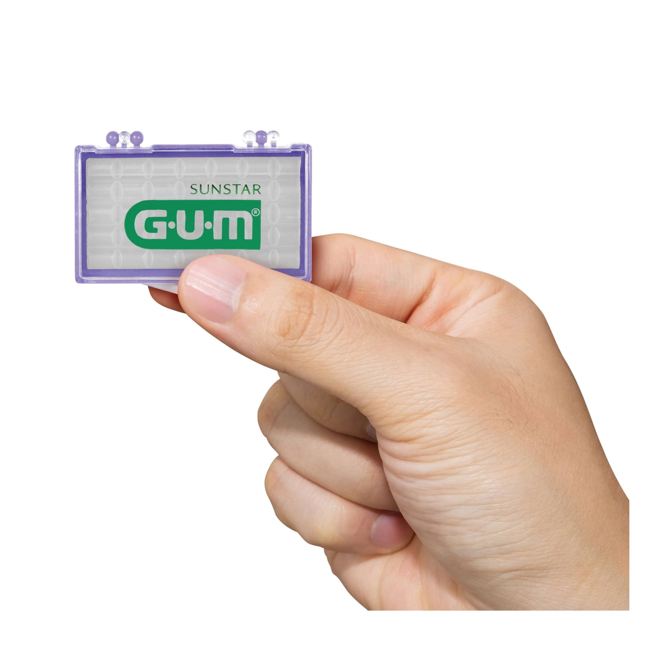 GUM Orthodontic Wax for Braces and Dental Devices with Vitamin E and Aloe Vera, Mint Flavor, Pack of 2