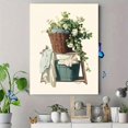 thumbnail image 4 of UXIEQU White Rose Laundry Basket Canvas Wall Art Print 15.75x11.81 Inches, 4 of 8