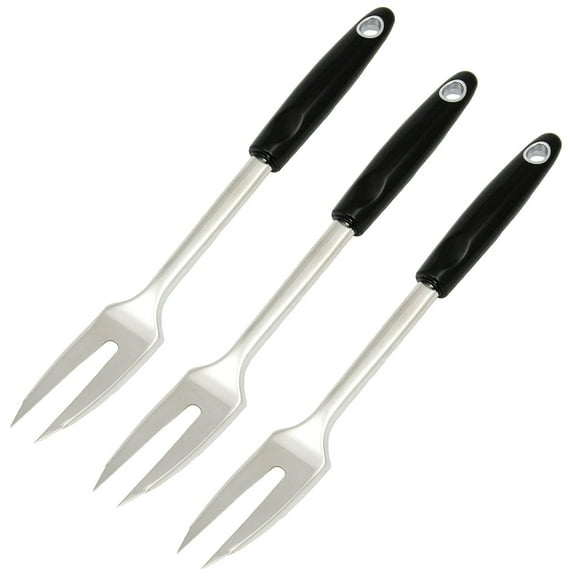 Chef Craft 12" Heavy Duty Stainless Steel Serving Turner Fork 3 Pack