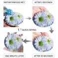 thumbnail image 2 of FMSHPON Oil Painting Style Summer White Daisy Set of 6 Round Coaster for Drinks, Absorbent Ceramic Stone Coasters Cup Mat with Cork Base for Home Kitchen Room Coffee Table Bar Decor, 2 of 6