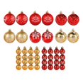 thumbnail image 2 of 44 Uds adornos de bolas de Navidad suministros decorativos para fiestas adornos de Navidad para Aureate Estilo A Yuyangstore Colgantes Bolas, 2 of 8