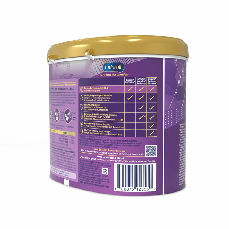 本日限定価格！Enfamil gentleaseエンファミル　粉ミルク12缶 Enfamil Gentlease Infant Formula Milk Based With Iron Powder