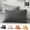 Gray, variant on Hotel Pillow Protector Cover | Waterproof & Breathable | Hypoallergenic Pillow Encasement | Queen Size 29x19 Inches | 2 Piece