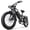 Black-1, variant on GSPEED A03 Peak 1500W Electric Bike, 20" Fat Tire All-Terrain Bikes,Up to 70-90miles,624Wh 48V 13Ah battery 28mph Ebike for Adults with Suspension UL2849,Grey.