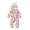White, variant on Conairie Easter Outfits Set For Baby Girl One Onesie Carrot Print Long Sleeve Infant Bodysuit My First Easter Baby Girl Clothes White 0-3 M