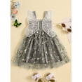 thumbnail image 3 of Musuos Toddler Girls Summer Pincess Dress 6M 12M 18M 24M 3Y 4Y Flower Embroidery Butterfly Sleeveless Straps Dress, 3 of 10