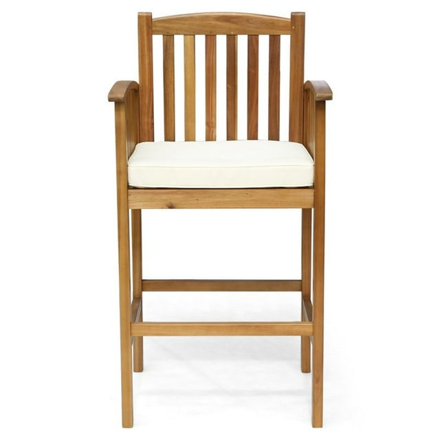 Noble House Casa Tabouret de Bar en Acacia - Ensemble de 4, Naturel