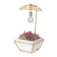thumbnail image 3 of YSNOOWE 1Jgo Maceta De Cerámica Con Soporte De Hierro Para Plantas Y Creativa En Casa, 3 of 8