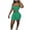 Green, variant on REALiKUN Women's Yoga Outfit Seamless Workout Set High Waist Exercise Shorts Pants Gym Tracksuits Green M