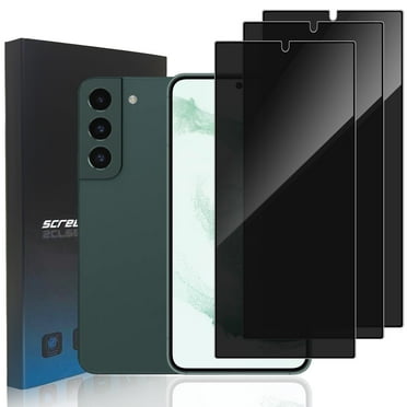 Zonyee 3 Pack Privacy Screen Protector for Samsung Galaxy S22/Galaxy S23 6.1", Anti-Spy Tempered Glass Film, Bubble-Free, Easy Install