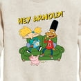 thumbnail image 3 of Hey Arnold! - Arnold, Gerald and Abner - Toddler And Youth Crewneck Fleece Sweatshirt, 3 of 5