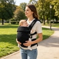 thumbnail image 5 of Baby Carrier - Ergonomic, Cozy and Lightweight Carrier for 7-42lbs, Effortless to Put On, Ideal for Hands-Free Parenting,multifunctional children's baby carrying tool, 5 of 5