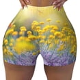 thumbnail image 2 of Disketp Flowers And Butterflies for Scrunch Butt Workout Shorts Women Seamless Soft Smooth Gym Yoga Scrunch Active Shorts-X-Large, 2 of 8