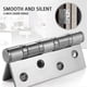 thumbnail image 5 of Stainless Steel Door Hinge, 2 Pcs 304 Stainless Steel Piano Hinge Material, 5 of 5