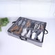 thumbnail image 5 of Organizador de almacenamiento de zapatos debajo de la cama, caja de contenedor de zapatos de tela plegable Afortunado Sencillez, 5 of 5