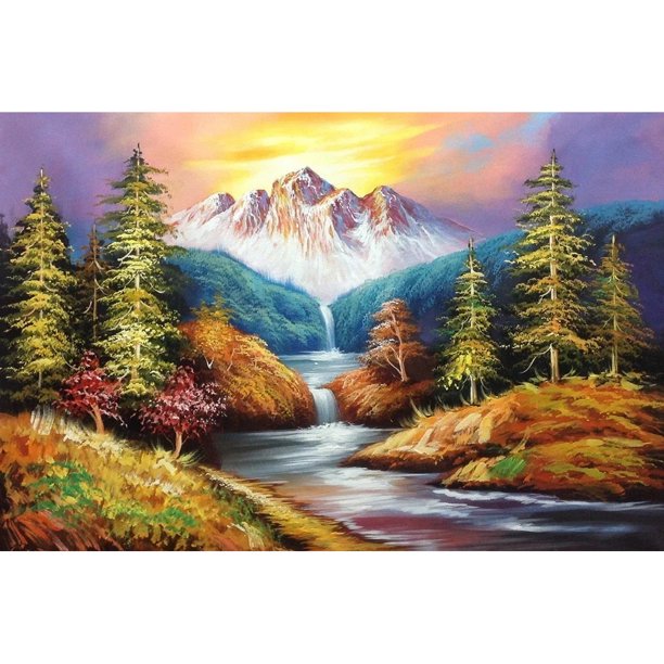 Taladro Pintura Diamante (DF3098) 5D DIY Paisaje Completo Punto de Cruz Kits de Mosaico (w1143) 50x70cm Hugtrwg Para estrenar