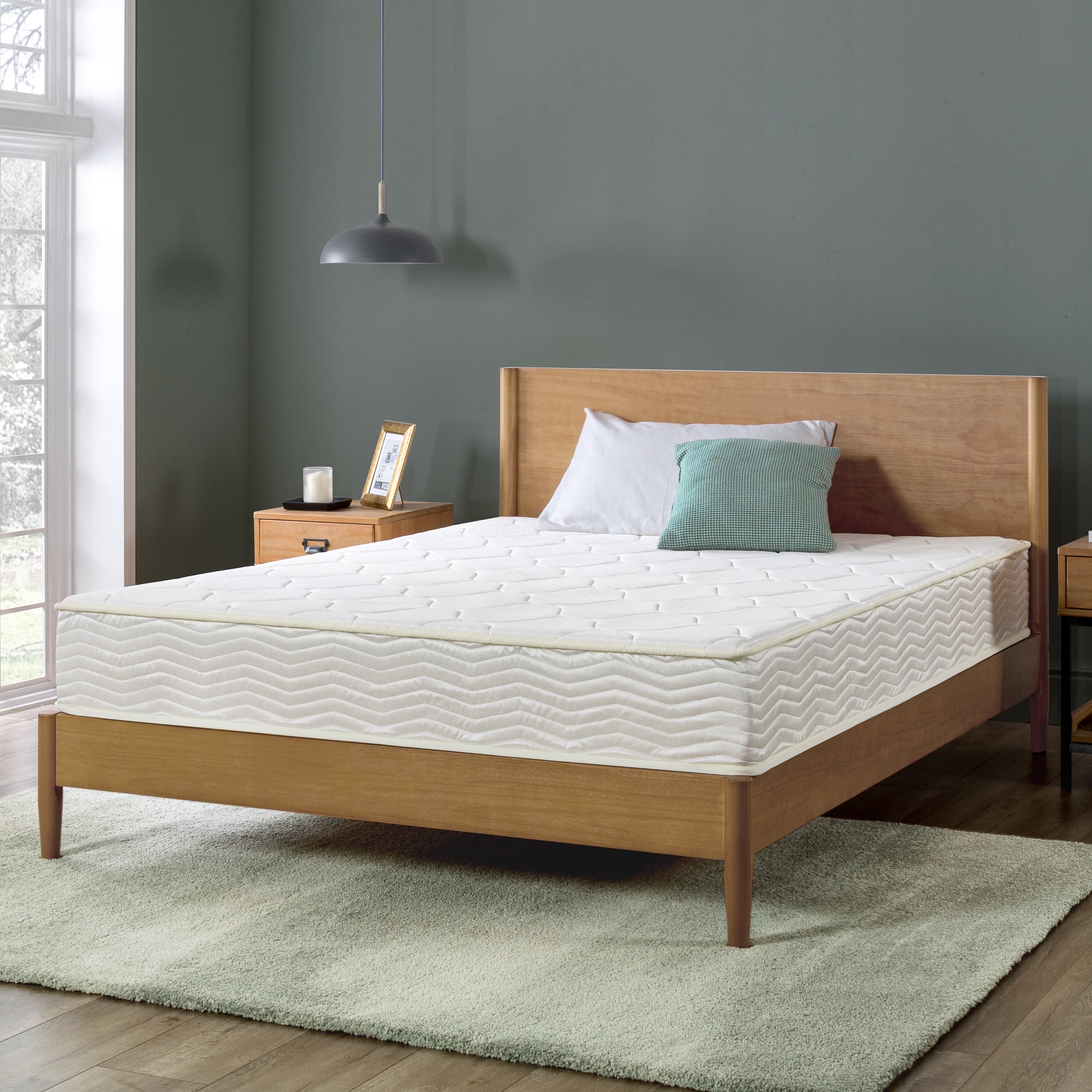 Zinus Core Comfort 8" Full Mattress, Innerspring Mattress with Gel Memory Foam