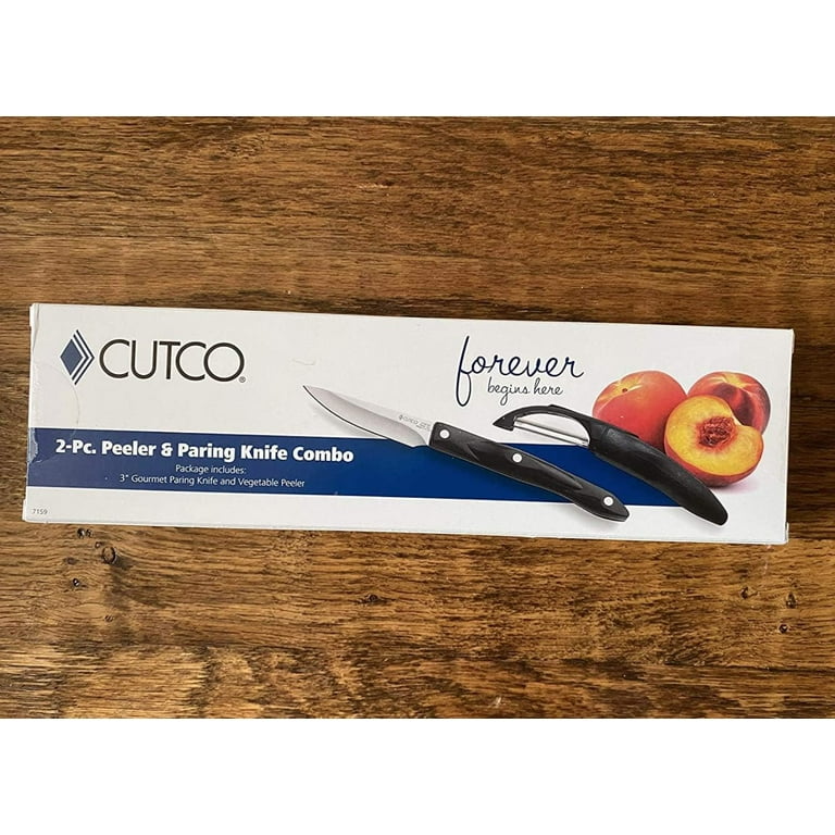  Cutco 2 pc Peeler & Paring knife Combo Includes 3 Gourmet  Paring Knife and vegetable Peeler/fOREVER GUARANTEE!!: Home & Kitchen