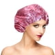 thumbnail image 1 of Gorros de ducha para mujer Gorro de ducha reutilizable impermeable ajustable extra grande Gorro de ducha para mujeres Niñas Gorros de baño de pelo largo y grueso para protección del cabello, 1 of 5