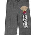 thumbnail image 2 of Family Guy Revenge! Men's Charcoal Gray Graphic Sleep Pants-Large, 2 of 5