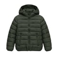 thumbnail image 3 of FAIWAD Kids Winter Coat Puffer Hooded Jacket with Pockets Boys Girls Lightweight Warm Quilted Outerwear, 3 of 7
