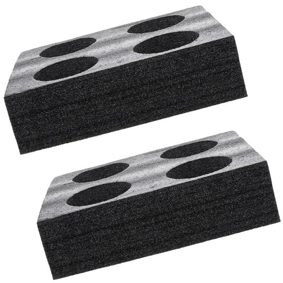 IBASETOY Carry Tray For Multiple Drinks Beverage Cup Holders EPE Foam 2Pcs