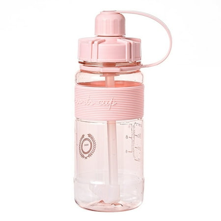 

UDIYO Water Bottle 1000ML Sports Bottle with Straw Large Capacity PC Fitness Outdoor Drinking Kettle for Gym