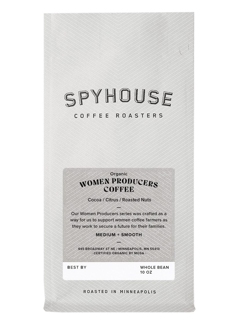 Spyhouse Coffee - Women Producers, Organic Whole Bean, Dark Roast, 10oz