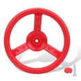thumbnail image 1 of Children Swingset Steering Wheel Playground Plastic Safety Swing Set Interactive Gaming Device Interactive Game Playing Fixing Accessories Red, 1 of 8