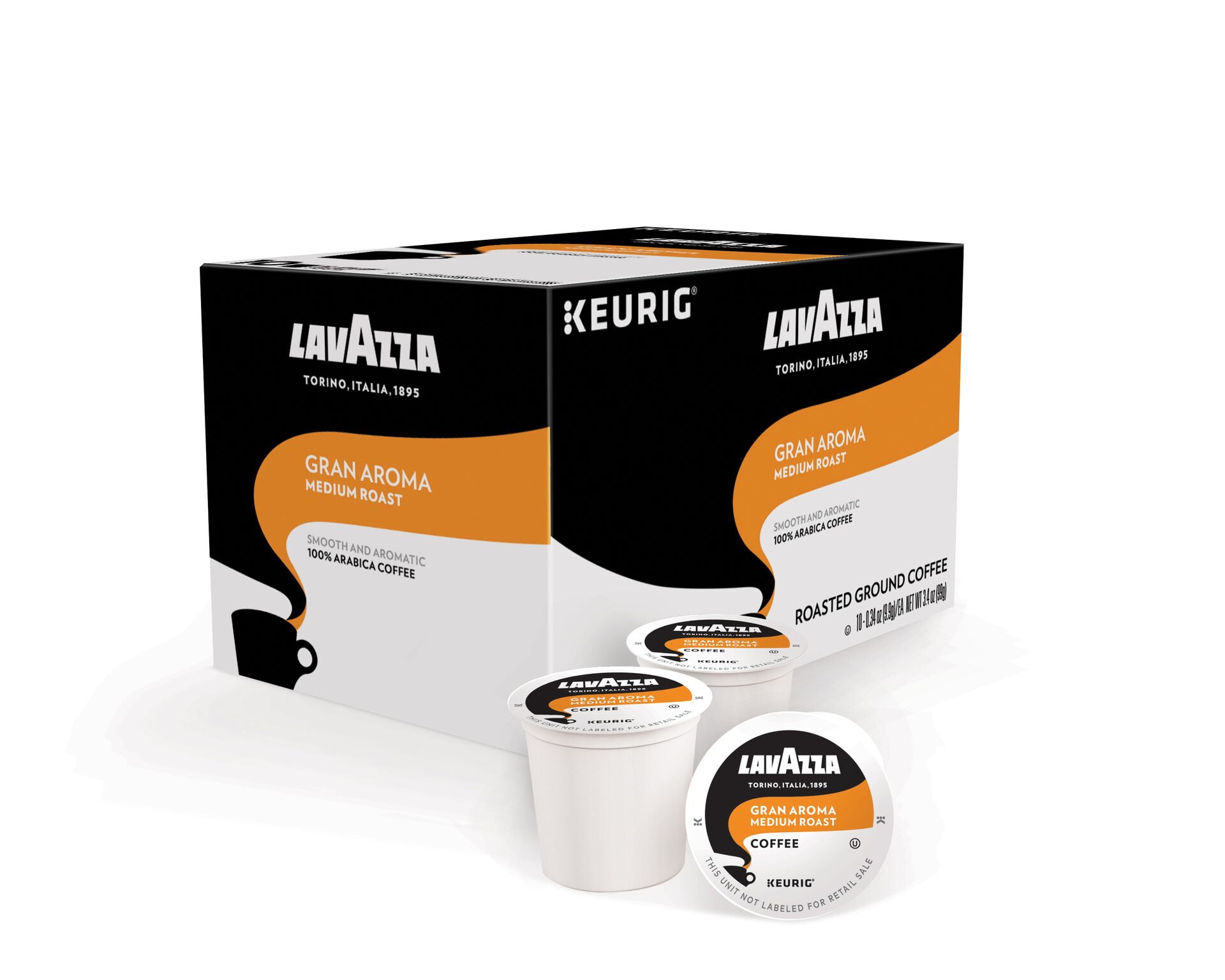 Lavazza Gran Aroma SingleServe KCup Coffee Pods for Keurig Brewers