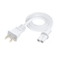 thumbnail image 1 of Cable de alimentación Vebner de 0,9 m compatible con altavoces Sonos, color blanco, 1 of 9