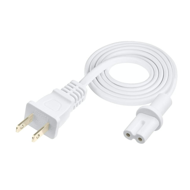 Cable de alimentación Vebner de 0,9 m compatible con altavoces Sonos, color blanco