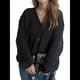 thumbnail image 2 of Suéter Tipo Cárdigan con Botones para Mujer, de Otoño, Holgado e Informal, de Punto Negro L, 2 of 7