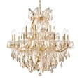 thumbnail image 3 of Maria Theresa 19 light Gold Chandelier Golden Teak (Smoky) Royal Cut Crystal, 3 of 7